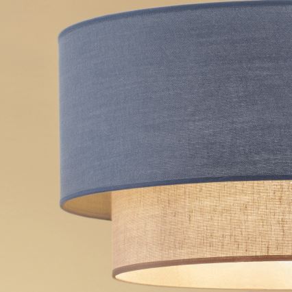 Brilagi - LED-opbouwkroonluchter BOHO ECO 1xE27/10W/230V Ø 40 cm blauw/crème