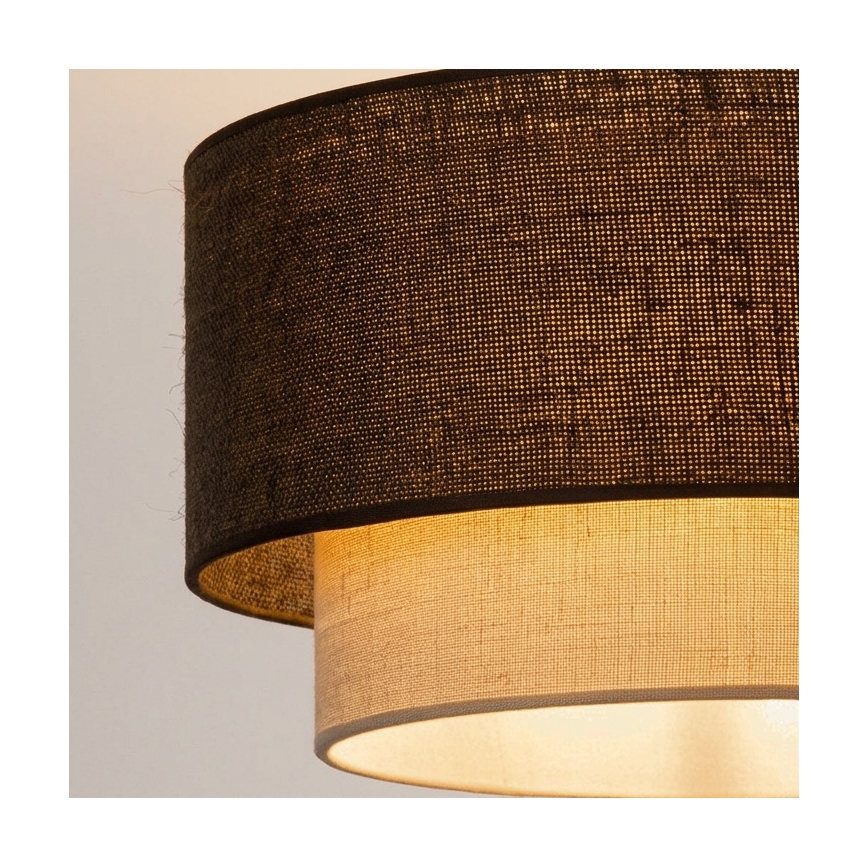Brilagi - LED-opbouwkroonluchter BOHO ECO 1xE27/10W/230V Ø 40 cm bruin/crème