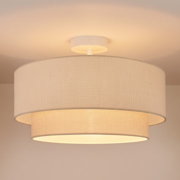 Brilagi - LED-opbouwkroonluchter BOHO ECO 1xE27/10W/230V Ø 40 cm crème