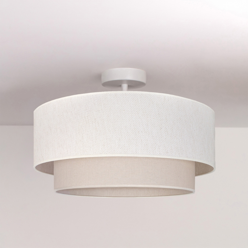 Brilagi - LED-opbouwkroonluchter BOHO ECO 1xE27/10W/230V Ø 40 cm crème