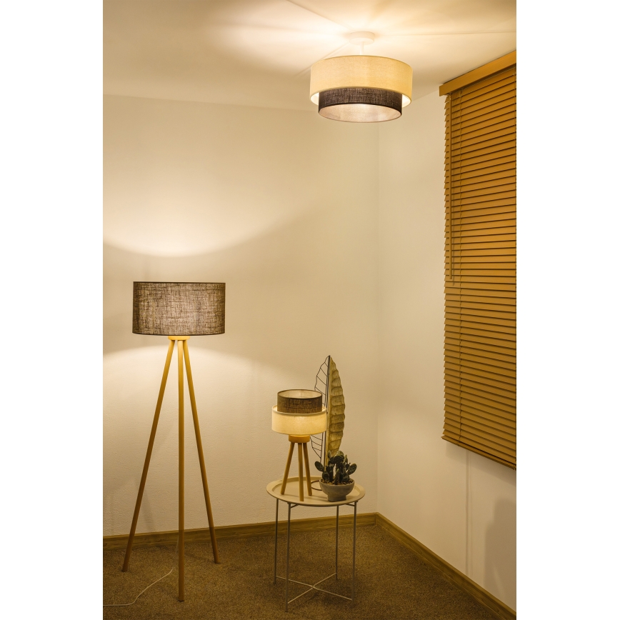 Brilagi - LED opbouwkroonluchter BOHO-STIJL 1xE27/15W/230V Ø 40 cm crème/bruin