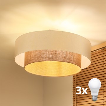 Brilagi - LED opbouwkroonluchter BOHO-stijl, 3x E27, max. 45 W, 230 V, Ø 80 cm