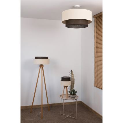 Brilagi - LED opbouwkroonluchter BOHO-stijl 3xE27/15W/230V Ø 60 cm crème/bruin
