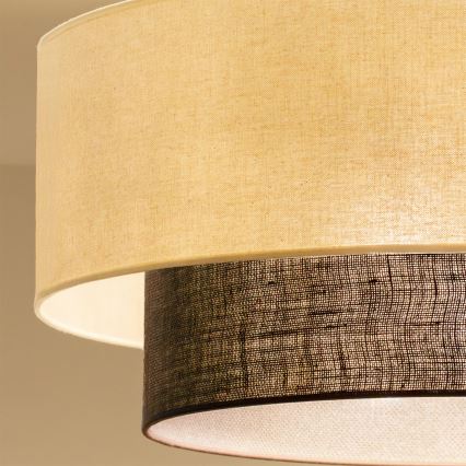 Brilagi - LED opbouwkroonluchter BOHO-stijl 3xE27/15W/230V Ø 60 cm crème/bruin