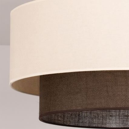 Brilagi - LED opbouwkroonluchter BOHO-stijl 3xE27/15W/230V Ø 60 cm crème/bruin