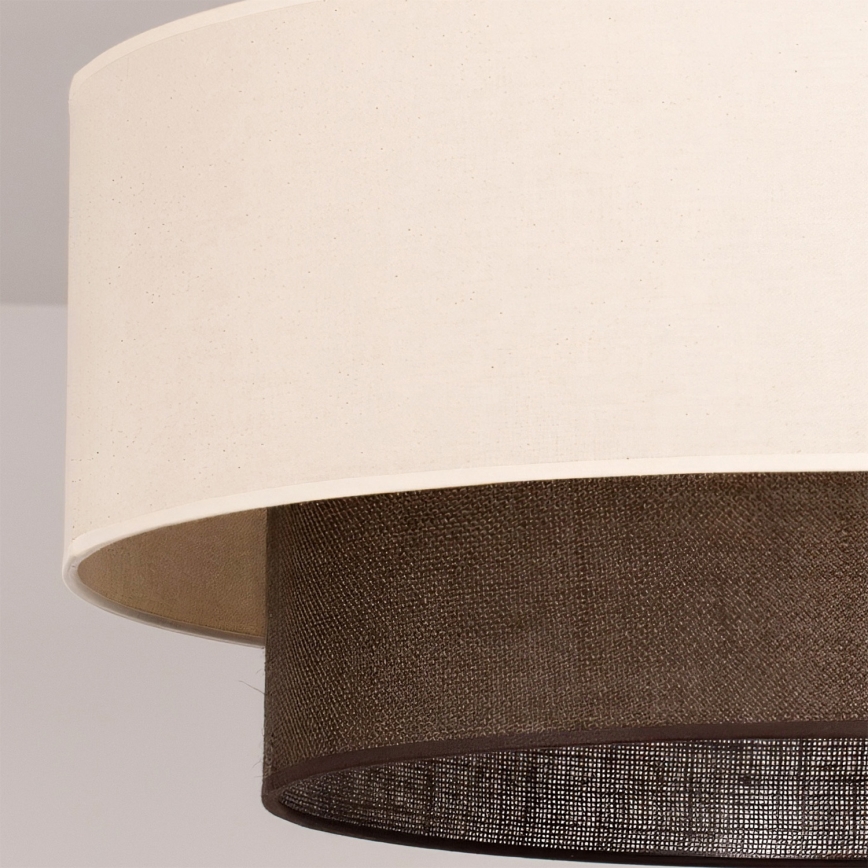 Brilagi - LED opbouwkroonluchter BOHO-stijl 3xE27/15W/230V Ø 60 cm crème/bruin