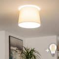 Brilagi - LED opbouwkroonluchter CERIA 1xE27/40W/230V Ø 30 cm beige