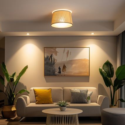 Brilagi - LED opbouwkroonluchter CERIA 1xE27/40W/230V Ø 35 cm beige