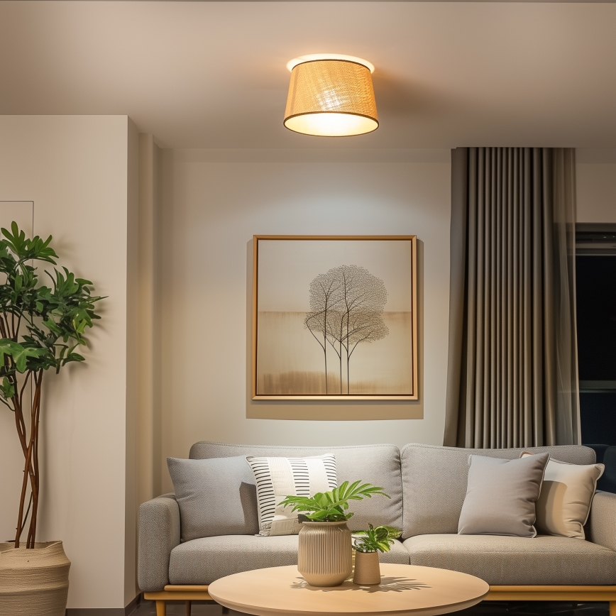 Brilagi - LED opbouwkroonluchter CERIA 1xE27/40W/230V Ø 35 cm beige