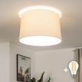 Brilagi - LED opbouwkroonluchter CERIA, 1xE27/40W/230V, Ø 45 cm, beige