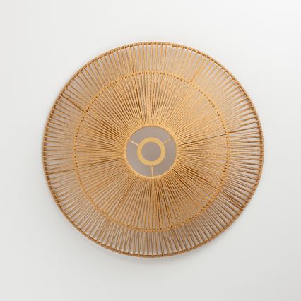 Brilagi - LED-opbouwkroonluchter CERIA BOHO 1xE27/40W/230V pr. 50 cm bruin/eiken