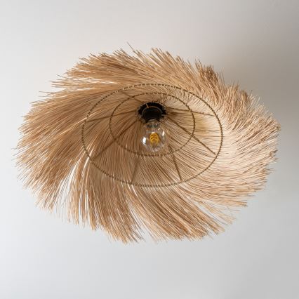 Brilagi - LED opbouwkroonluchter CERIA BOHO 1xE27/40W/230V Ø 100 cm rotan