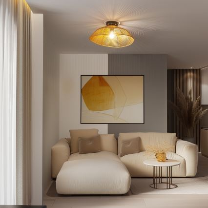 Brilagi - LED opbouwkroonluchter CERIA BOHO 1xE27/40W/230V Ø 50 cm bruin