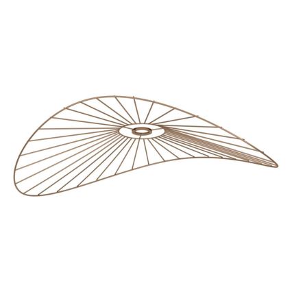 Brilagi - LED opbouwkroonluchter CERIA WIRE 1xE27/40W/230V 60x80 cm brons/eiken