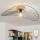 Brilagi - LED opbouwkroonluchter CERIA WIRE 1xE27/40W/230V 60x80 cm zwart/eiken