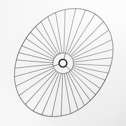 Brilagi - LED opbouwkroonluchter CERIA WIRE 1xE27/40W/230V 60x80 cm zwart/eiken