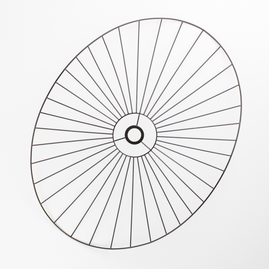 Brilagi - LED opbouwkroonluchter CERIA WIRE 1xE27/40W/230V 60x80 cm zwart/eiken