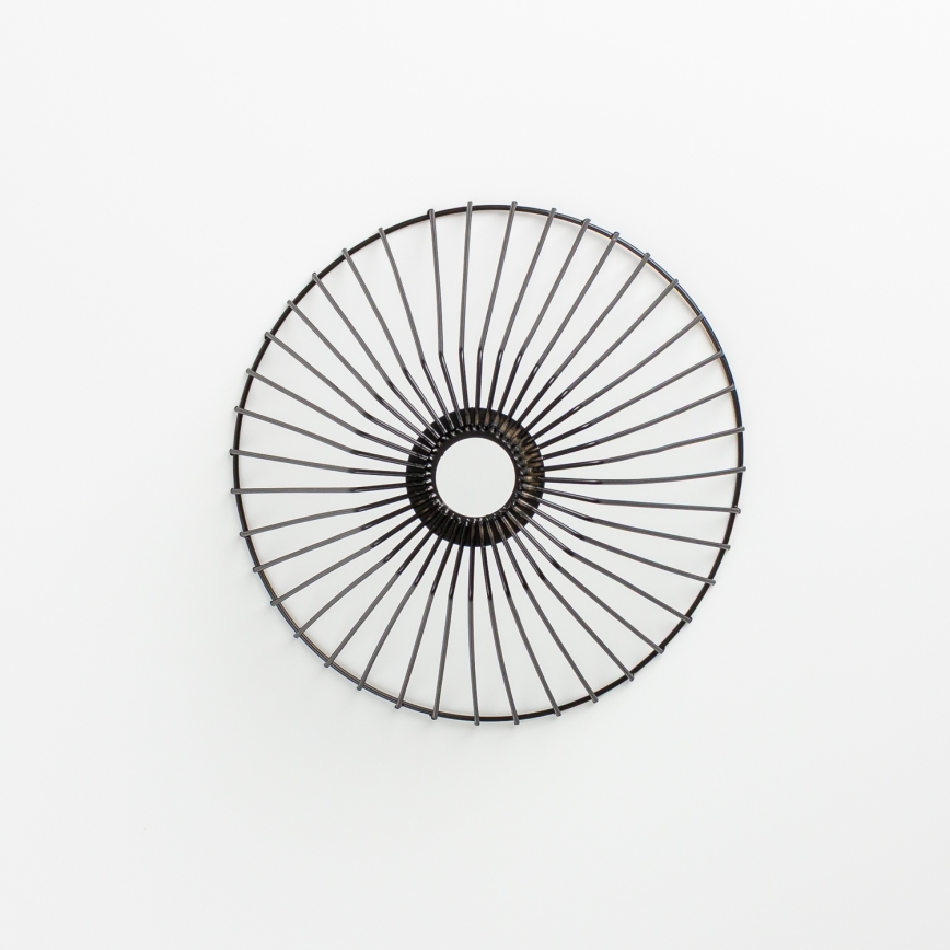 Brilagi - LED opbouwkroonluchter CERIA WIRE 1xE27/40W/230V Ø 21 cm zwart