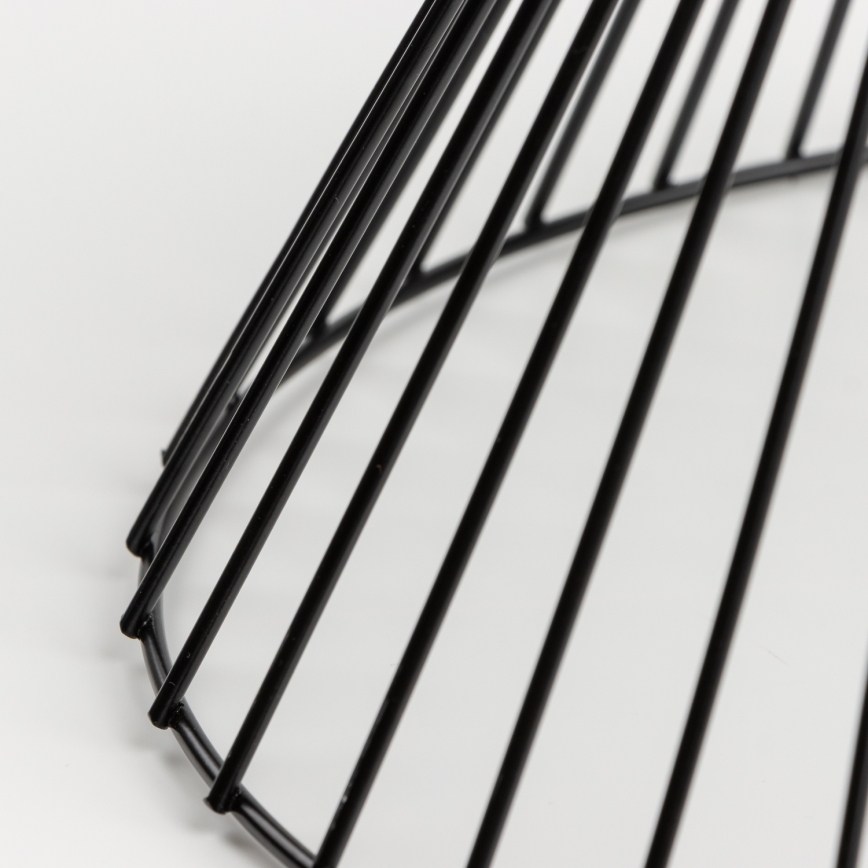 Brilagi - LED opbouwkroonluchter CERIA WIRE 1xE27/40W/230V Ø 30 cm zwart/eiken