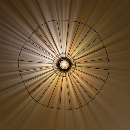 Brilagi - LED opbouwkroonluchter CERIA WIRE 1xE27/40W/230V Ø 80 cm zwart