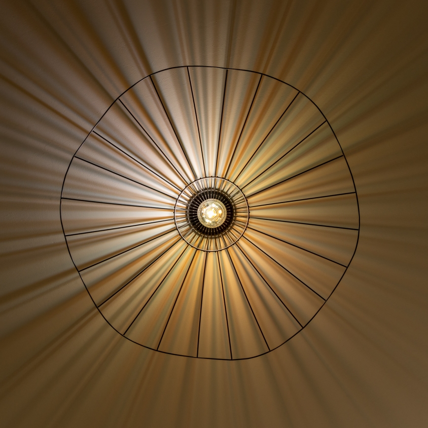 Brilagi - LED opbouwkroonluchter CERIA WIRE 1xE27/40W/230V Ø 80 cm zwart