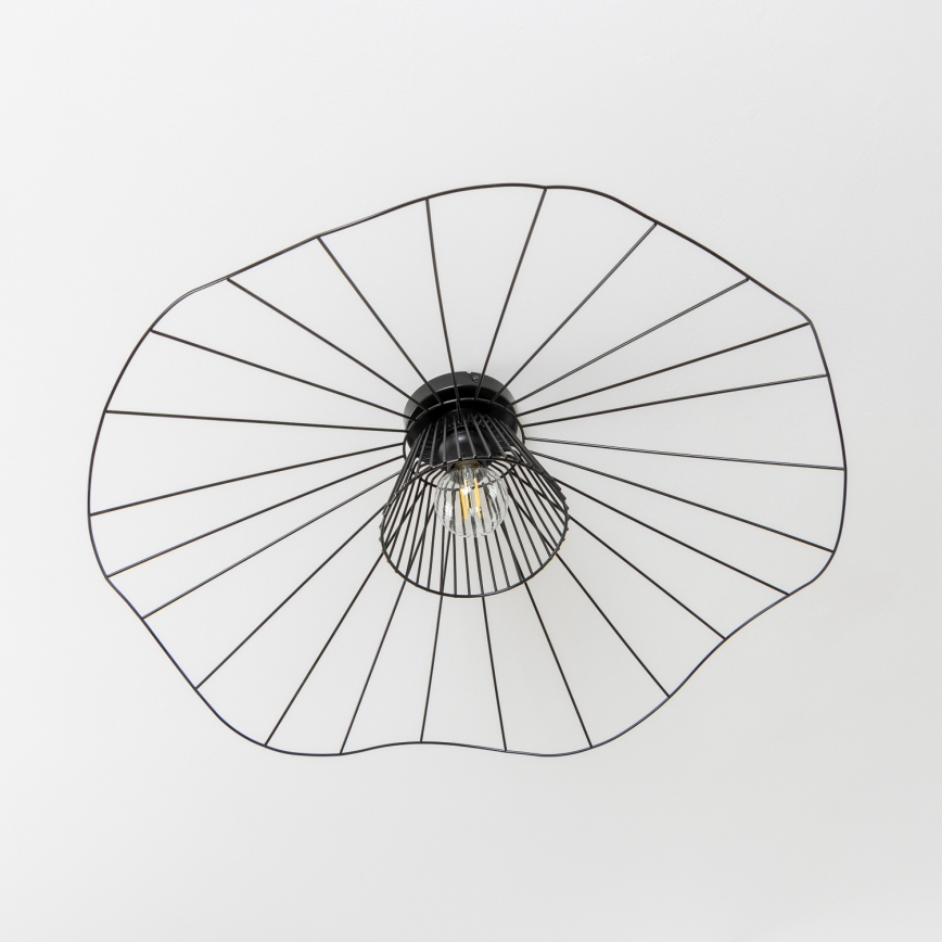 Brilagi - LED opbouwkroonluchter CERIA WIRE 1xE27/40W/230V Ø 80 cm zwart