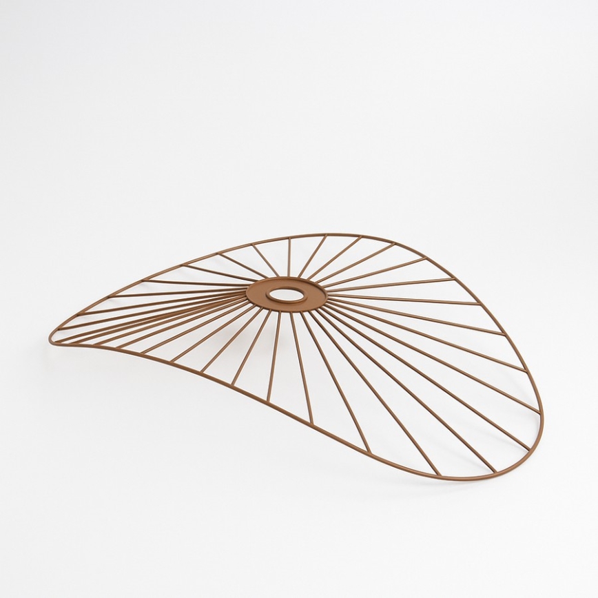 Brilagi - LED-opbouwkroonluchter CERIA WIRE 1xE27/60W/230V 60x80 cm zwart/bronzen