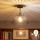 Brilagi - LED-opbouwkroonluchter CERIA WIRE 1xE27/60W/230V Ø 30 cm zwart