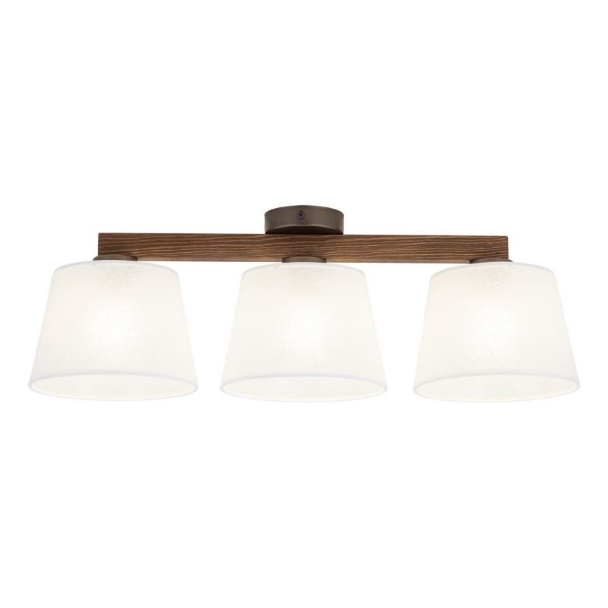 BRILAGI - LED Opbouwkroonluchter LATTE 3xE27/15W/230V grenen/wit
