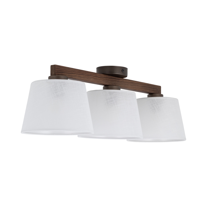 BRILAGI - LED Opbouwkroonluchter LATTE 3xE27/15W/230V grenen/wit