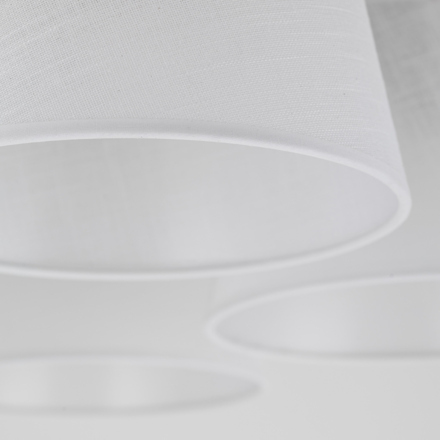 BRILAGI - LED opbouwkroonluchter LATTE 5xE27/15W/230V grenen/wit