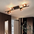 Brilagi - LED opbouwkroonluchter MILLA 4xG9/3W/230V bruin/rookbruin