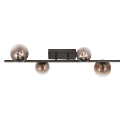 Brilagi - LED opbouwkroonluchter MILLA 4xG9/3W/230V bruin/rookbruin