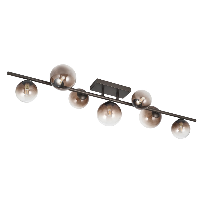 Brilagi - LED opbouwkroonluchter MILLA 7xG9/3W/230V bruin/rookbruin