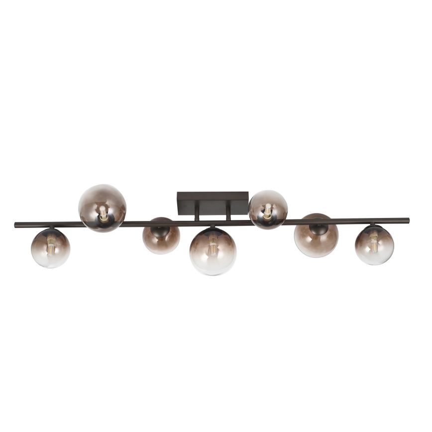 Brilagi - LED opbouwkroonluchter MILLA 7xG9/3W/230V bruin/rookbruin