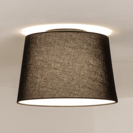 Brilagi - LED opbouwlamp CERIA 1xE27/40W/230V Ø30 cm zwart