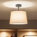Brilagi - LED opbouwlamp CERIA 1xE27/60W/230V Ø 30 cm zwart/beige