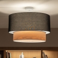 Brilagi - LED opbouwlamp CERIA 1xE27/60W/230V Ø 50 cm wit/zwart/beige
