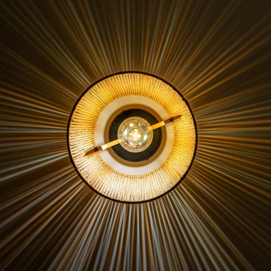 Brilagi - LED opbouwlamp CERIA BOHO 1xE27/40W/230V Ø 28 cm bruin