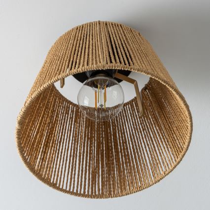 Brilagi - LED opbouwlamp CERIA BOHO 1xE27/40W/230V Ø 28 cm bruin