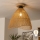 Brilagi - LED-opbouwlamp CERIA BOHO 1xE27/40W/230V Ø 50 cm bruin/eiken