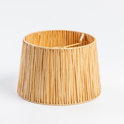 Brilagi - LED Opbouwlamp CERIA BOHO 1xE27/60W/230V Ø 30 cm zwart/raffia