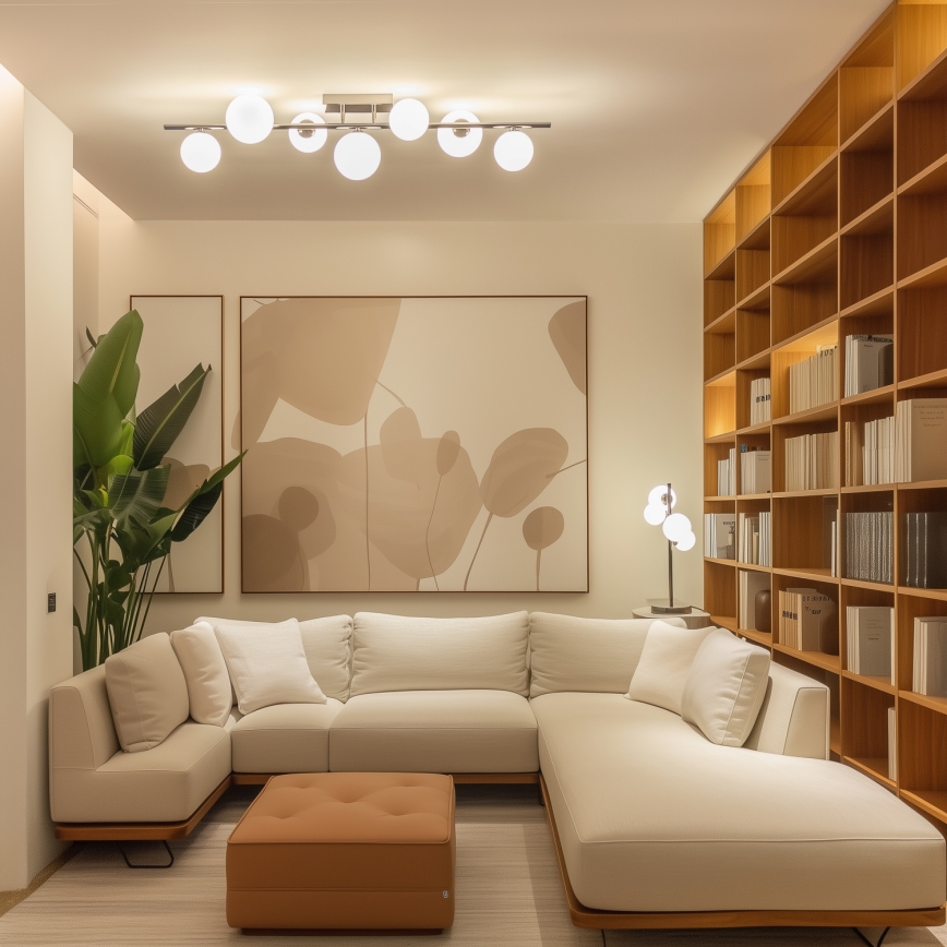 Brilagi - LED opbouwlamp MILLA 7xG9/3W/230V zwart chroom/wit