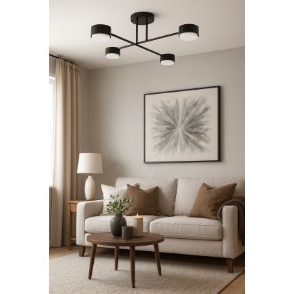 Brilagi - LED opbouwlamp MONO 4xGX53/30W/230V zwart