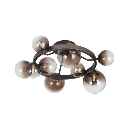 Brilagi - LED-opbouwluchter MILLA 10xG9/3W/230V bruin/rookbruin