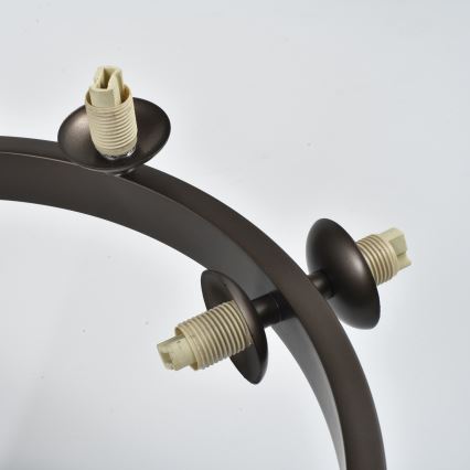 Brilagi - LED-opbouwluchter MILLA 10xG9/3W/230V bruin/rookbruin
