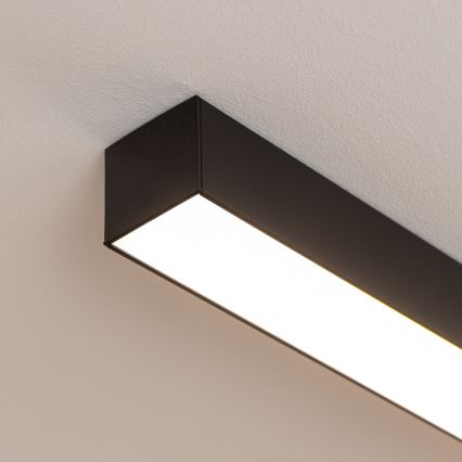 Brilagi - LED plafond-opbouwarmatuur FULLDAY LED/20/30/40W/230V 2700/4000/6000K 120 cm UGR19 zwart