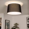 Brilagi - LED-opbouwplafondlamp CERIA 1x E27/40W/230V Ø 45 cm zwart