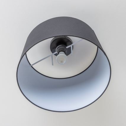 Brilagi - LED-opbouwplafondlamp CERIA 1x E27/40W/230V Ø 45 cm zwart