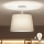 Brilagi - LED opbouwplafondlamp CERIA 1xE27/60W/230V Ø 30 cm wit/grijs